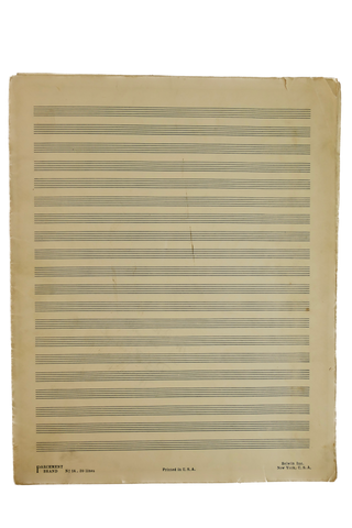 Hindemith, Paul. (1895–1963) Symphony in E flat [First Movement] - Autograph Musical Manuscript