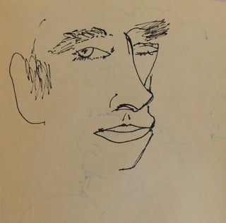Hockney, David. (1937 - 2026) Paperback book with Six Original Drawings