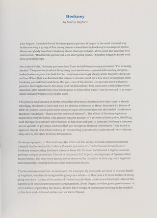 Hockney, David. (b. 1937) [Bennett, Tony. (1926-2023)] Four Hockney Books from the Collection of TONY BENNETT