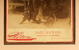 Hofmann, Josef. (1876-1957) Early Signed Cabinet Photograph