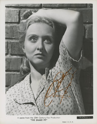 Holm, Celeste. (1917–2012) "The Snake Pit" - Signed Promotional Photograph