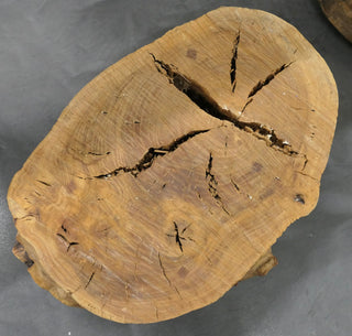 [Hopper, Dennis. (1936 - 2010)] Wooden stump table, Ex-Dennis Hopper