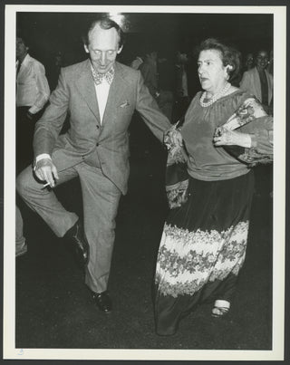 Horowitz, Vladimir. (1903-1989) Original Press Photograph Dancing on his Birthday
