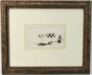 Hugo, Victor. (1802–1885) Tâches (Stains) - Original Ink Drawing