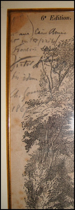 Hugo, Victor. (1802–1885) & Gounod, Charles-François. (1818–1893) Signed "Sérénade" Sheet Music