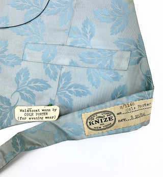 [Porter, Cole. (1891–1964)] Porter's Custom Made Knize Waistcoat