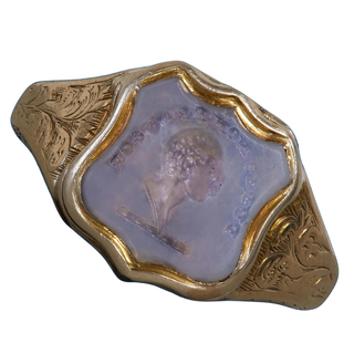 [Poison Ring] Rare 18th Century Intaglio Poison Ring