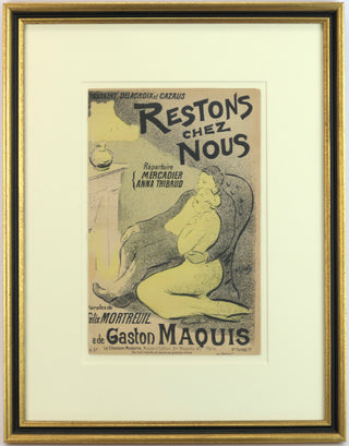 Ibels, Henri-Gabriel. (1867–1936) Collection of Framed Original Sheet Music Cover Illustrations, ca. 1890s