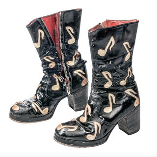 [Geils, John Warren "J." (1946 - 2017)] [The Chelsea Cobbler] Black Patent Leather Platform Boots