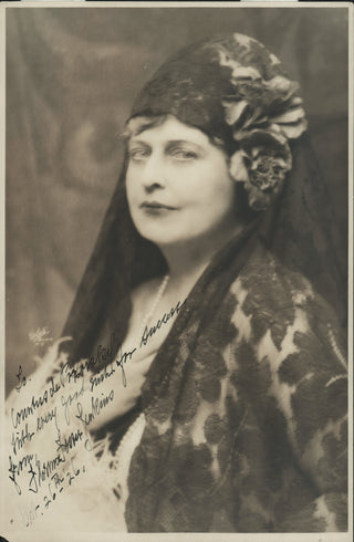 Jenkins, Florence Foster. (1868-1944) Original Signed Photograph