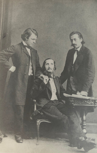 [Violinists] Joachim, Joseph. (1831–1907) & Ernst, Heinrich Wilhelm. (1812 - 1865) & Wieniawski, Henri. (1835–1880) Large Photograph