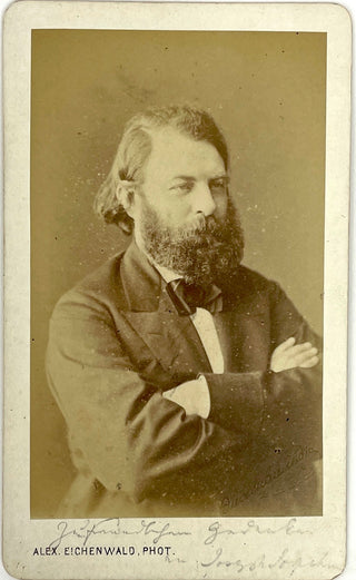 Joachim, Joseph.  (1831-1907) Signed CDV Photograph
