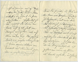 Joachim, Joseph. (1831–1907) [Grüters, Hugo. (1851–1928)] Group of Autograph Letters Signed