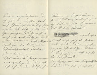 Joachim, Joseph. (1831–1907) [Grüters, Hugo. (1851–1928)] Group of Autograph Letters Signed