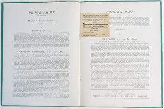 Jochum, Eugen. (1902–1987) Signed Photograph in Concert Program