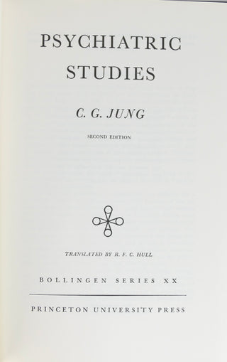 Jung, Carl Gustav. (1875 - 1961)  [Bidart, Frank. (b. 1939)] "The Collected Works of C. G. Jung: Bollingen Series XX" - THE COPY OF FRANK BIDART