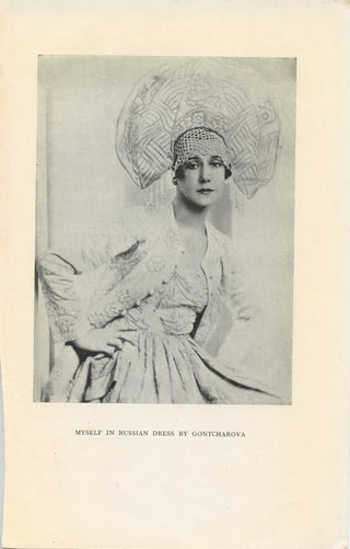 Karsavina, Tamara. (1885–1978) Autograph Signature and Photograph