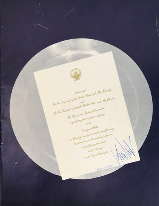 [Kennedy, John F. (1917–1963)] Novak, Kim. (b. 1933) John F. Kennedy's Inaugural Gala Program, signed