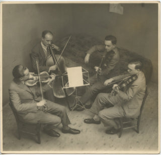 [Roth Quartet. (1922–1969)] Kertész, André. (1894–1985) Quatuor (Quatuor à Corde Dirigé Par Feri Roth) ["Quartet"], 1926