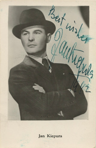 Kiepura, Jan. (1902-1966) Signed Photograph During Season with the Metropolitan Opera
