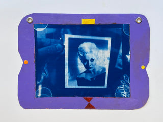 Koestenbaum, Wayne (b. 1958) Kim Novak Cyanotype Assemblage, 2025