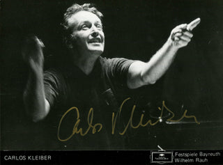 Kleiber, Carlos. (1930–2004) Signed Photograph
