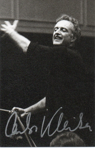 Kleiber, Carlos. (1930–2004) Signed Action Photograph