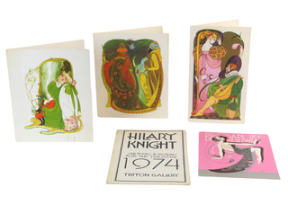 Knight, Hilary. (b. 1926) Original 1970s Holiday Cards and Ephemera
