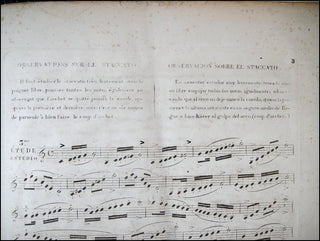 Kreutzer, Rodolphe. (1766-1831) 40 Études ou Caprices pour le Violon  - Early Spanish Edition