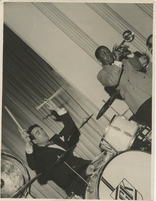 Krupa, Gene. (1909–1973) & Eldridge, Roy. (1911 - 1989) Original Photograph in Concert