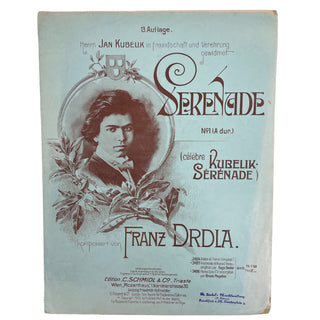 [Kubelik, Jan. (1880–1940)] Drdla, Franz [Frantisek Alois]. (1868-1944) Serenade No. 1 (A dur) ("célèbre Kubelik-Serenade")