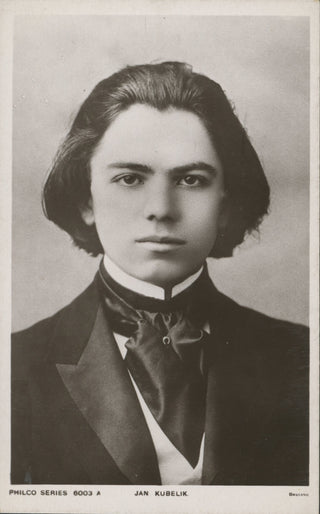 Kubelík, Jan. (1880–1940) Three Postcard Photographs