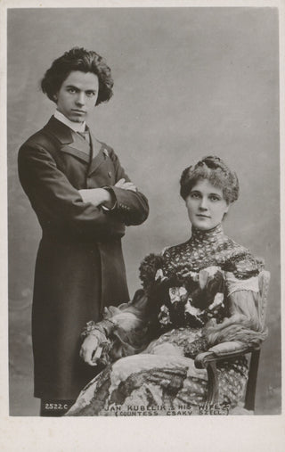 Kubelík, Jan. (1880–1940) Three Postcard Photographs