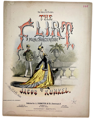 [Flirt] Kunkel, Jacob. (1846-1882) The Flirt. Polka Characteristique