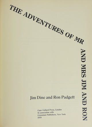 Dine, Jim. (b. 1935) [Apollinaire, Guillaume. (1880-1918)] 4 Original Drawings and 3 Books