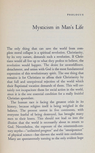 Merton, Thomas. (1915 - 1968) "The Ascent to Truth" - First Edition