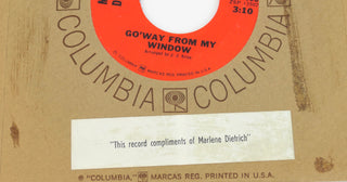 Dietrich, Marlene (1901–1992) "Marlene Dietrich – Where Have All The Flowers Gone" - SIGNED LP