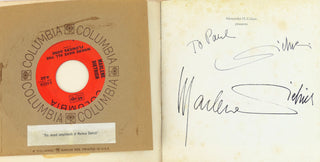 Dietrich, Marlene (1901–1992) "Marlene Dietrich – Where Have All The Flowers Gone" - SIGNED LP