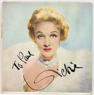 Dietrich, Marlene (1901–1992) "At the Café de Paris" - SIGNED LP