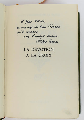 Camus, Albert. (1913–1960) [Vinci, Jean. (1921-2010)] "La Dévotion à la Croix" - INSCRIBED PRESENTATION COPY TO THE CREATOR OF ONE OF THE PLAY'S ROLES