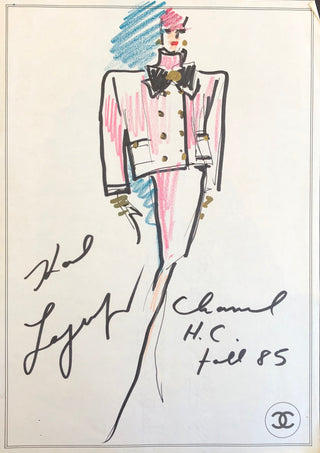 Lagerfeld, Karl. (1933-2019) 1985 Fashion Design