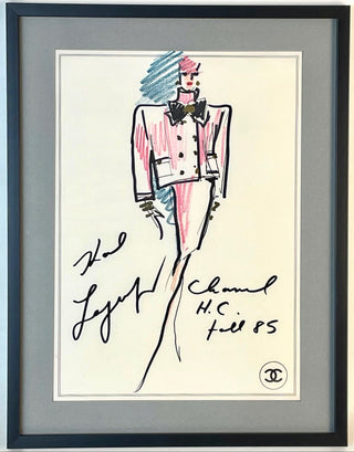 Lagerfeld, Karl. (1933-2019) 1985 Fashion Design
