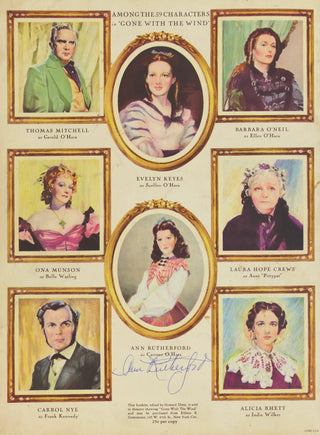[Gone with the Wind] Leigh, Vivien. (1913-1967) "Gone with the Wind" Signed Southern Edition Souvenir Program