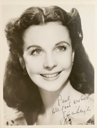 [Gone with the Wind] Leigh, Vivien. (1913-1967) Signed Photograph in "Gone with the Wind"