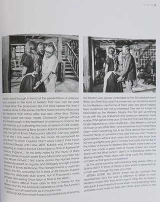 [Leone, Sergio. (1929 - 1989)] Tarantino, Quentin & Christopher Frayling & Angelo Novi "Once Upon a Time in the West. Shooting a Masterpiece"