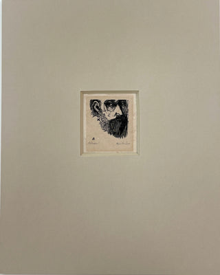 Baskin, Leonard. (1922 - 2000) Blake & Palmer - Two Engravings INSCRIBED TO SYLVIA PLATH AND TED HUGHES