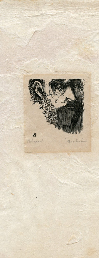 Baskin, Leonard. (1922 - 2000) Blake & Palmer - Two Engravings INSCRIBED TO SYLVIA PLATH AND TED HUGHES
