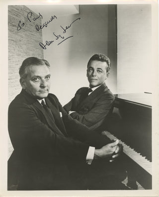 Lerner, Alan Jay. (1918–1986) Signed Photograph