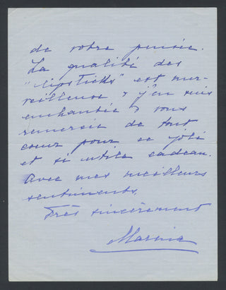 [Dior, Christian. (1905–1957)] Barrault, Jean-Louis. (1910–1994) & Renaud, Madeleine. (1900–1994) Collection of Autograph Letters and Cards to Christian Dior