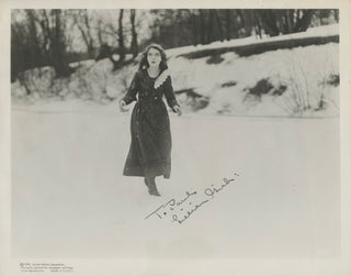Gish, Lillian. (1893–1993) Signed Photograph in "Way Down East"